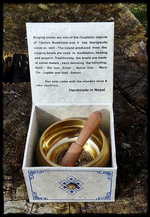 Klangschalen-Geschenkset Avalokiteshvara