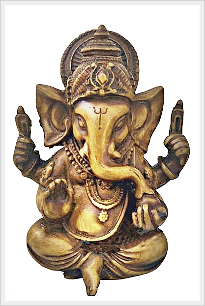 Kleiner brauner Ganesha