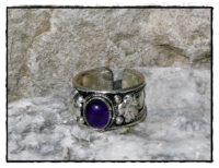 Tibetischer Ring mit Amethyst