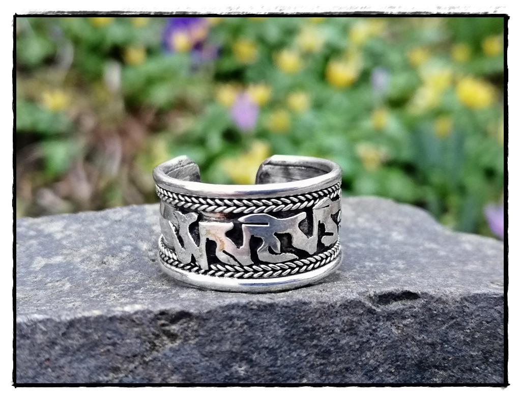 Fingerring Om Mani Mantra