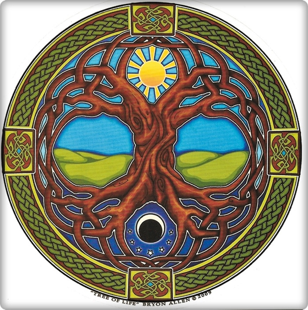 Fensterbild Baum des Lebens