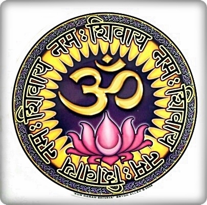 Fensterbild Aum Namah Shivaya