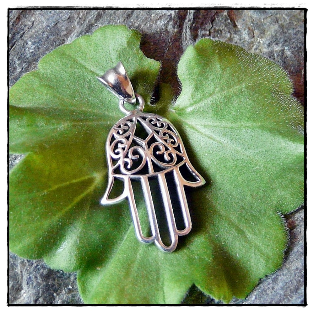Anhänger Hamsa Hand aus Sterling Silber 925