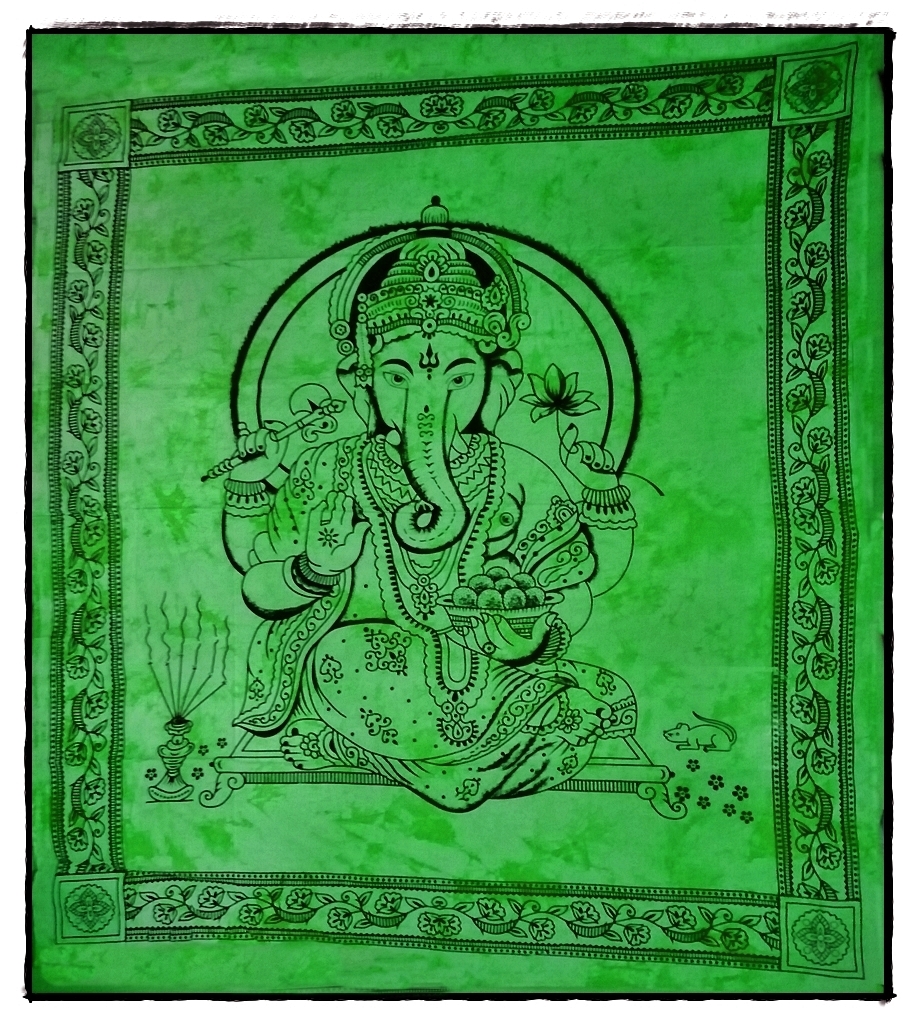 Wandtuch Ganesha
