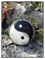 Großer Yin Yang Anhänger