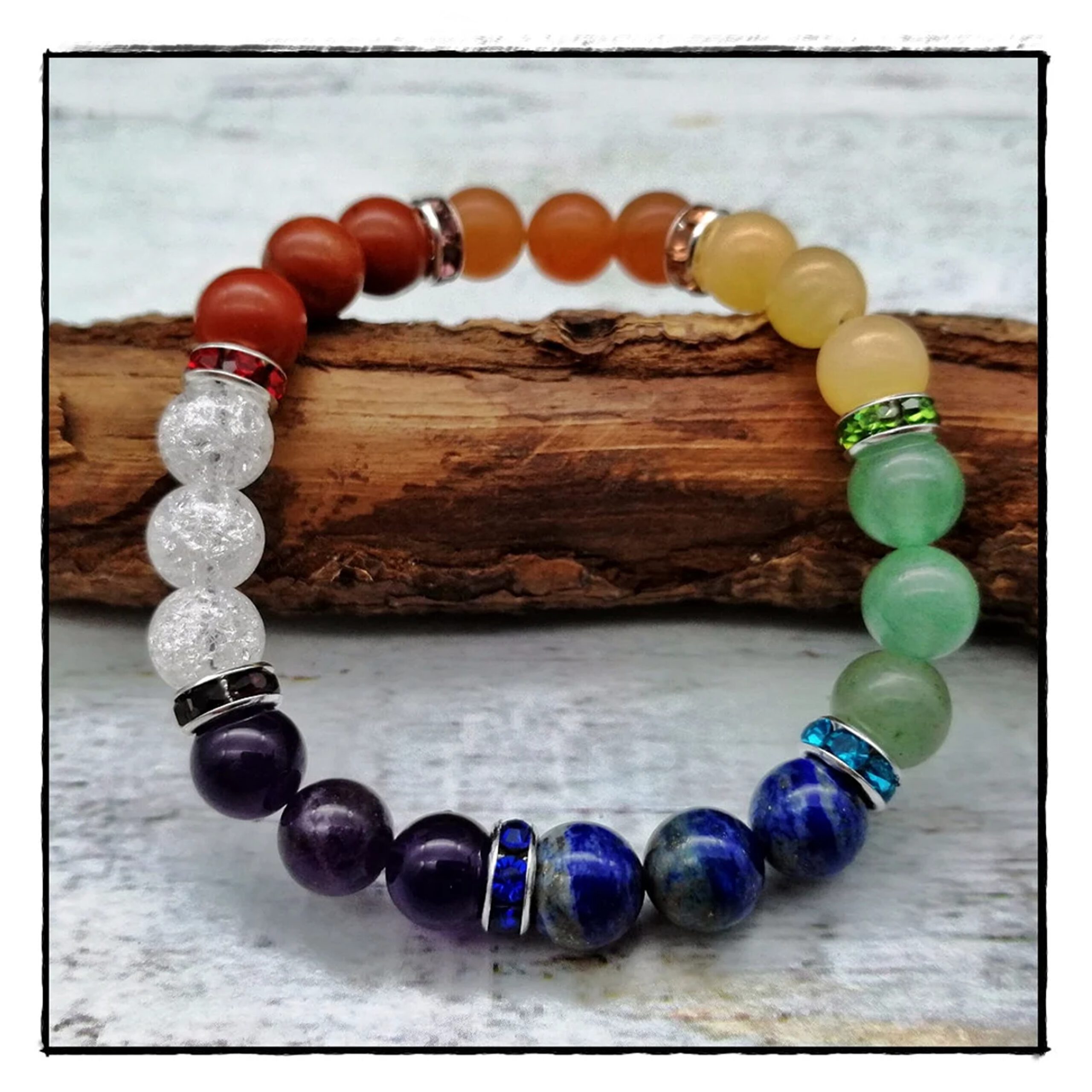 Chakra Armband aus Edelsteinen