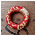 Klangschalen-Ring rot,10 cm