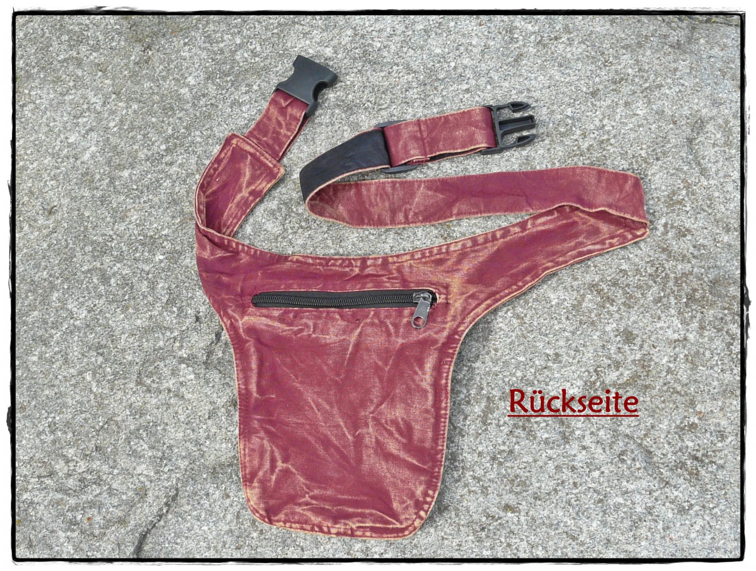 Patchwork Gürteltasche – Bild 5