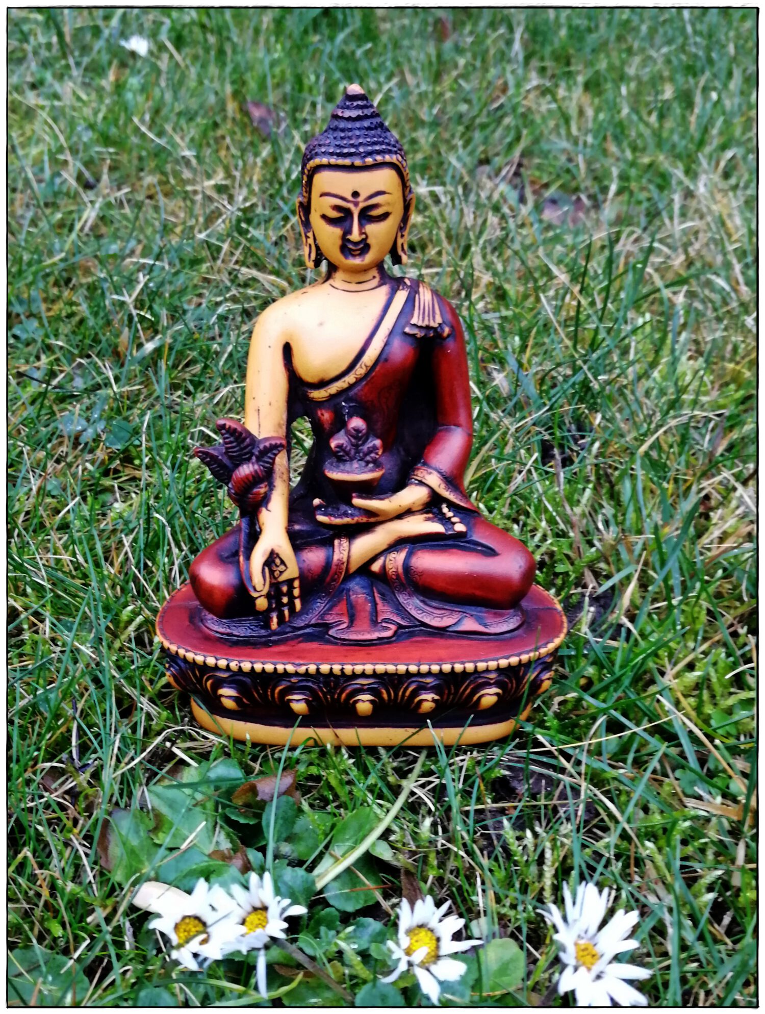 Medizin Buddha handbemalt