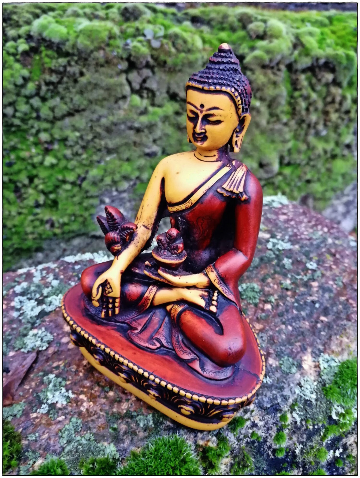 Medizin Buddha Statue antiker Stil