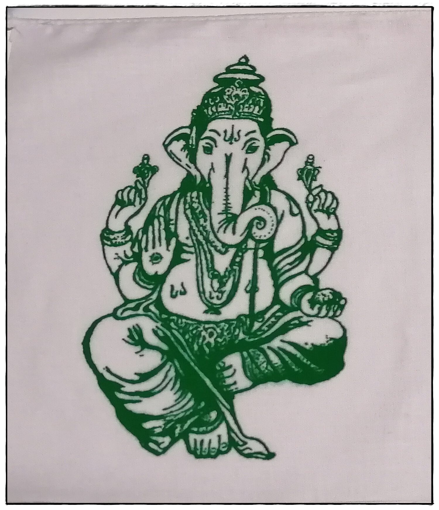 Ganesha Gebetsfahne aus Nepal – Bild 4