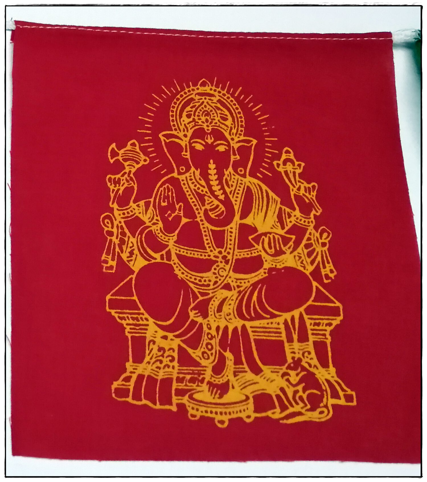 Ganesha Gebetsfahne aus Nepal – Bild 5
