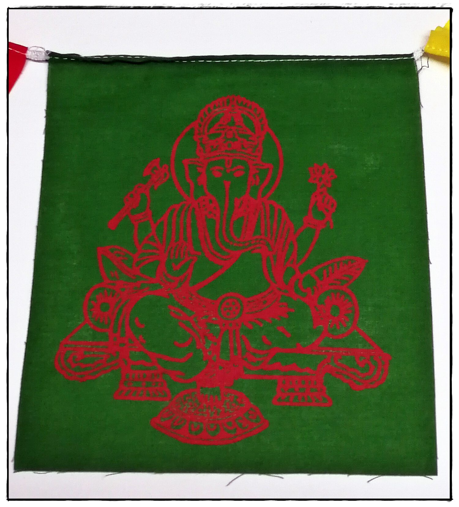 Ganesha Gebetsfahne aus Nepal – Bild 6