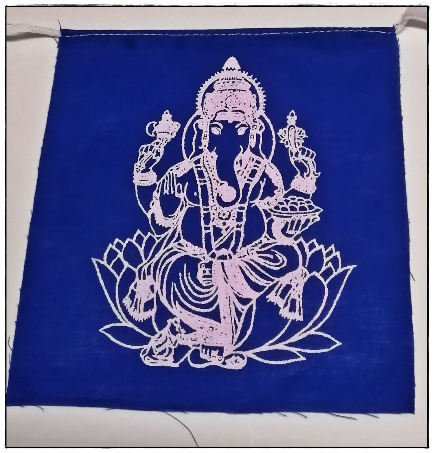 Ganesha Gebetsfahne aus Nepal – Bild 8