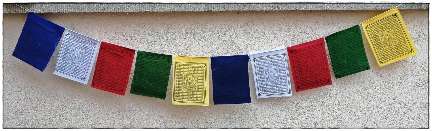 Medizin Buddha Gebetsfahne