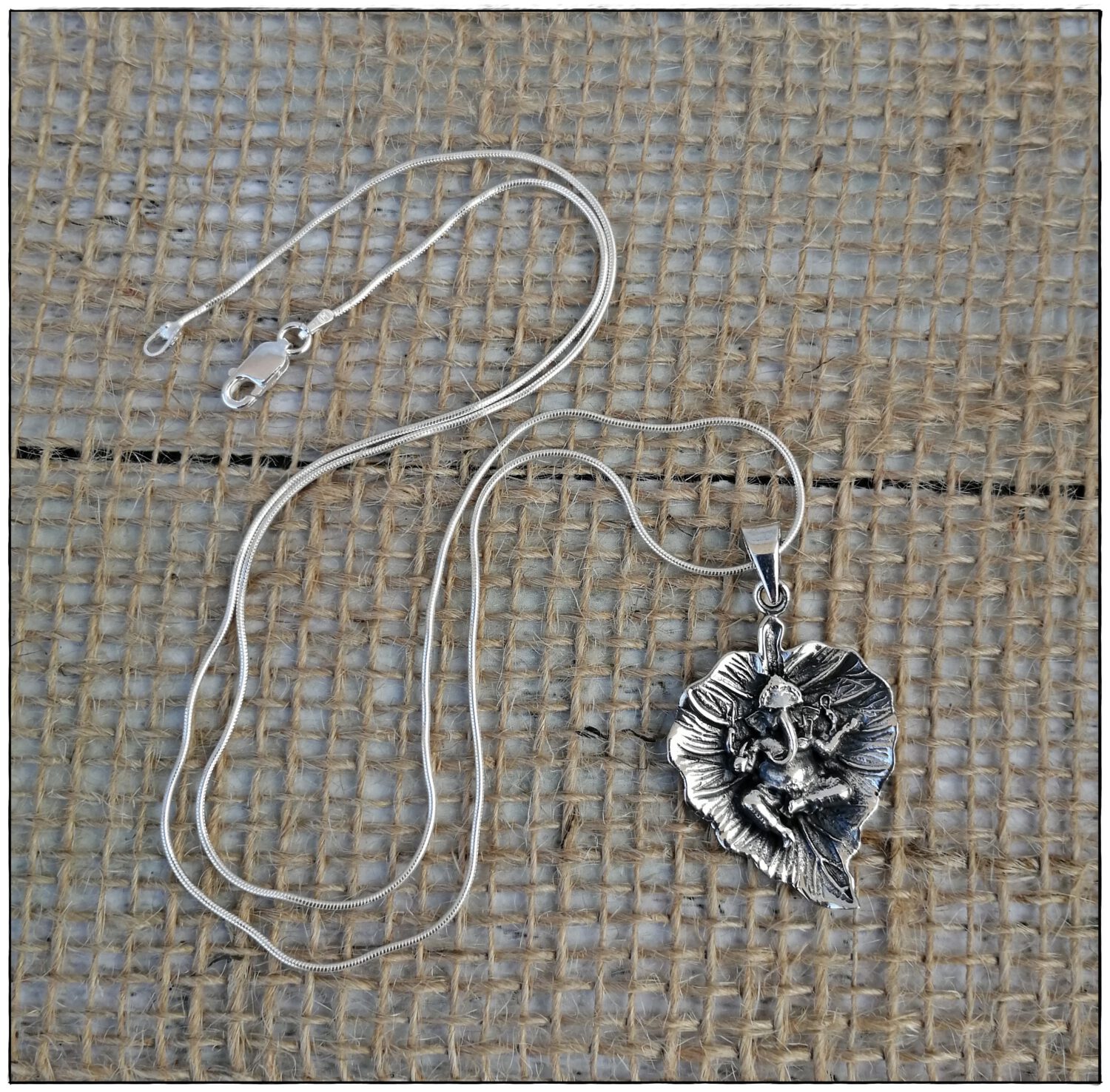 Ganesha Kette 925 Silber