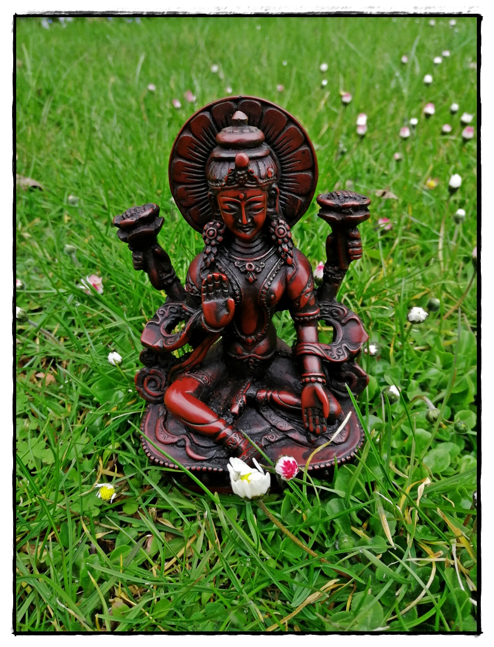Lakshmi Statue aus Nepal