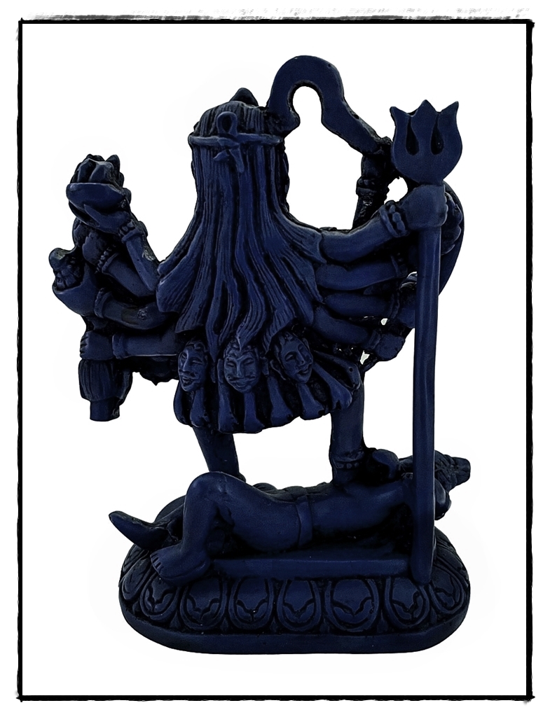 Kali-Statue, Rückansicht
