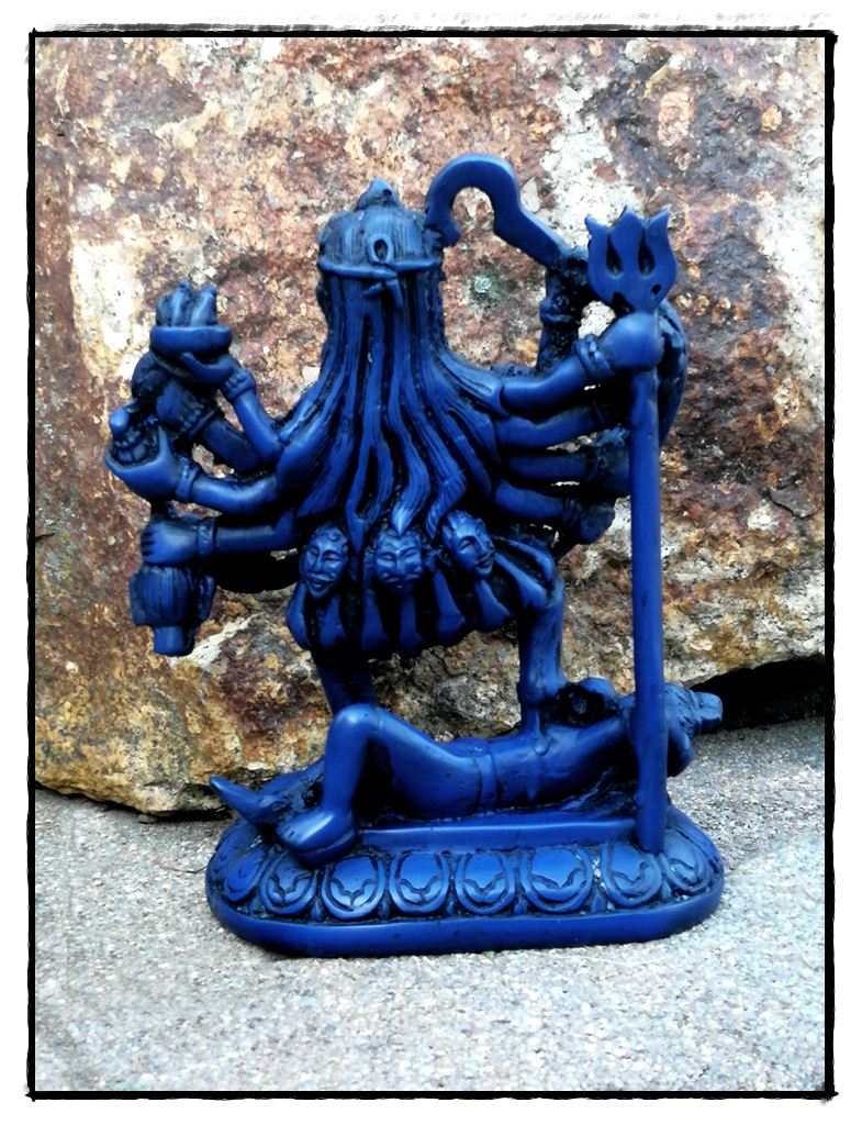 Kali Statue Rückseite