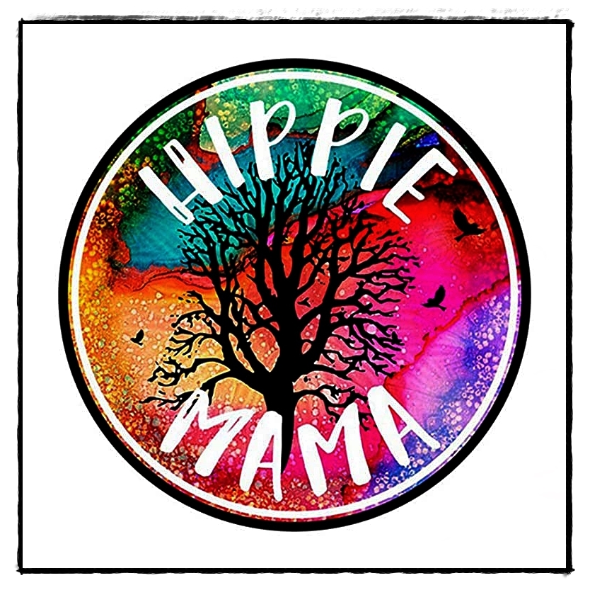 Aufkleber Hippie-Mama