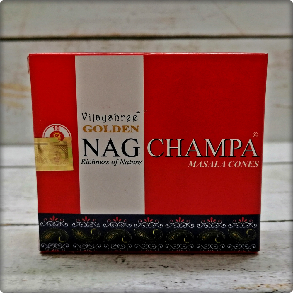 Räucherkegel Vijayshree Golden Nag Champa