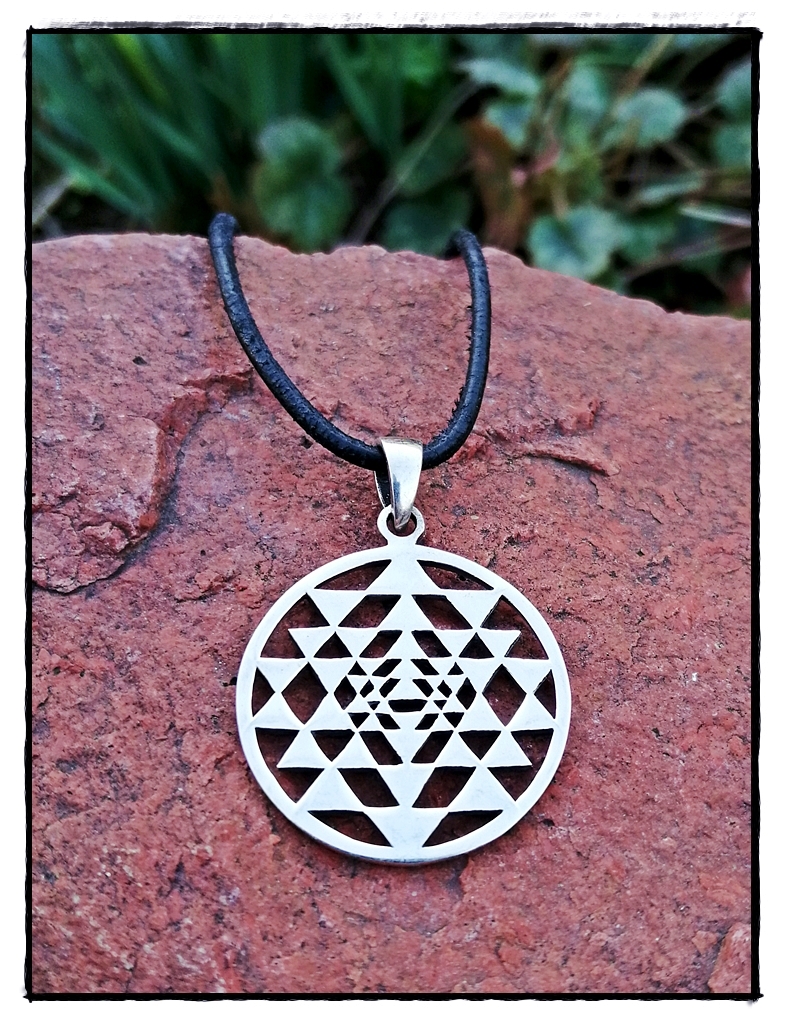 Silber Anhänger Sri Yantra