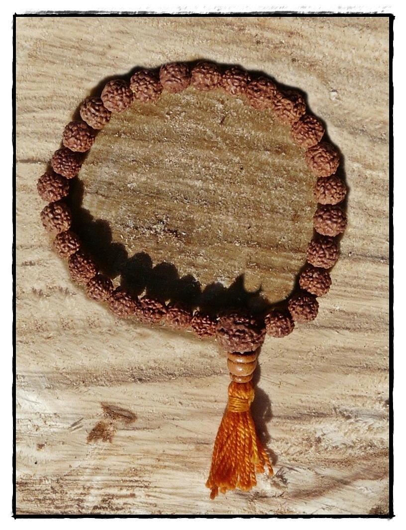 Mala Armband aus Rudraksha Samen