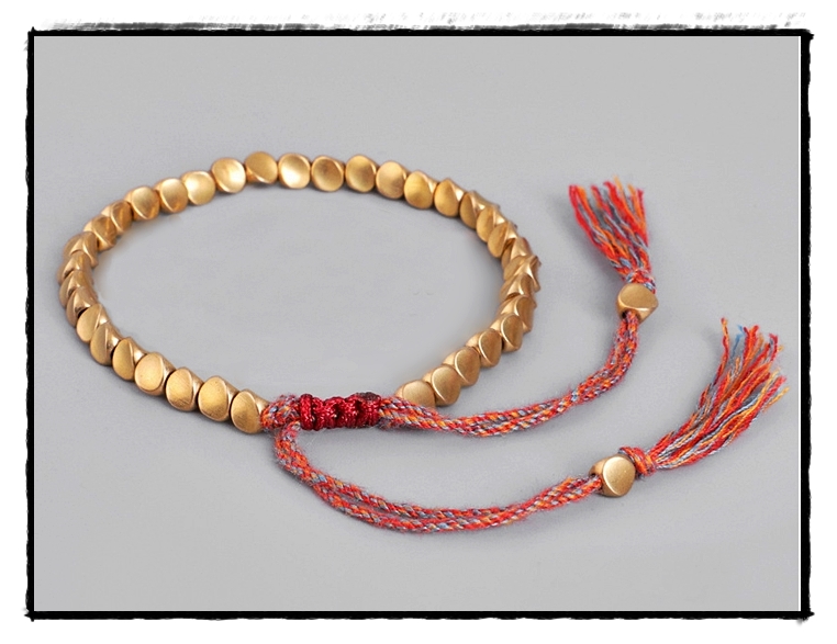Tibetisches Kupferperlen Armband