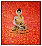 Buntes Wandtuch Buddha