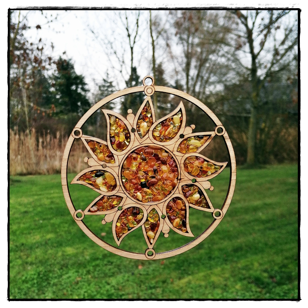 Sonnenfänger aus Naturbernstein