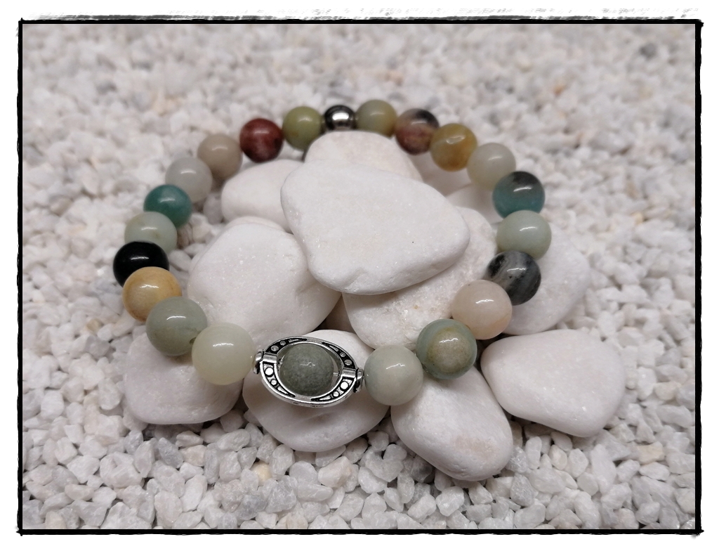 Edelstein Armband mit Amazonit