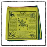 Englische Windpferd Gebetsfahne