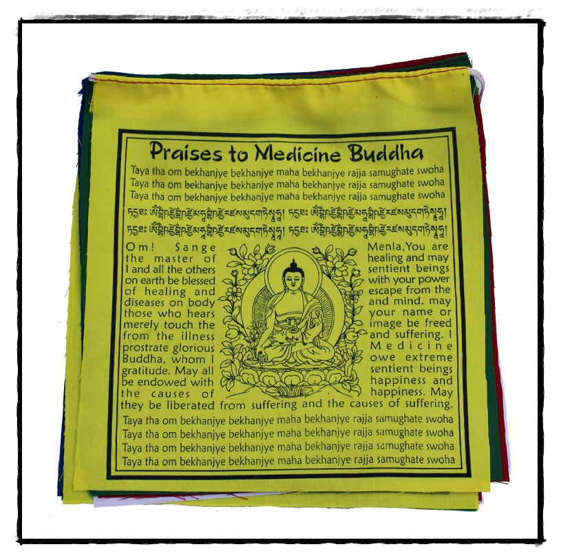 Gebetsfahne Gebete an Medizinbuddha