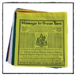 Gebetsfahne Verehrung der grünen Tara