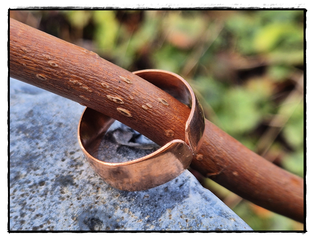 Schlichter Ring aus Kupfer