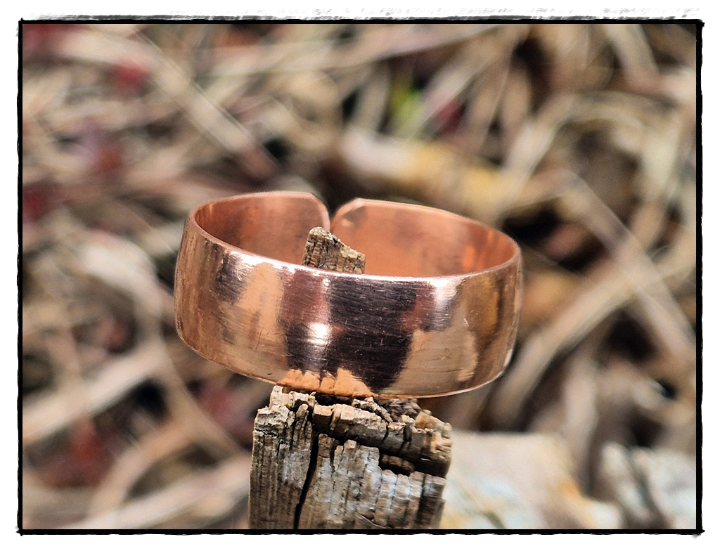 schlichter Ring aus Kupfer