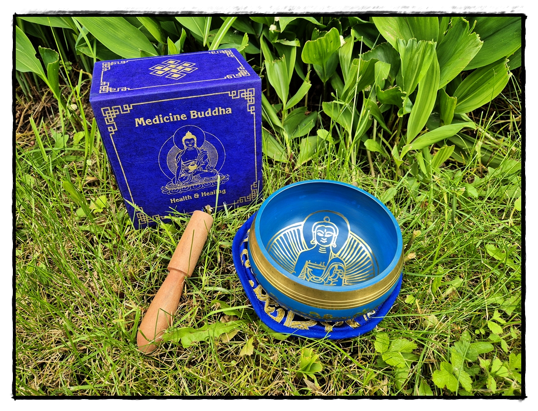 Klangschalen-Geschenkset Medizin Buddha