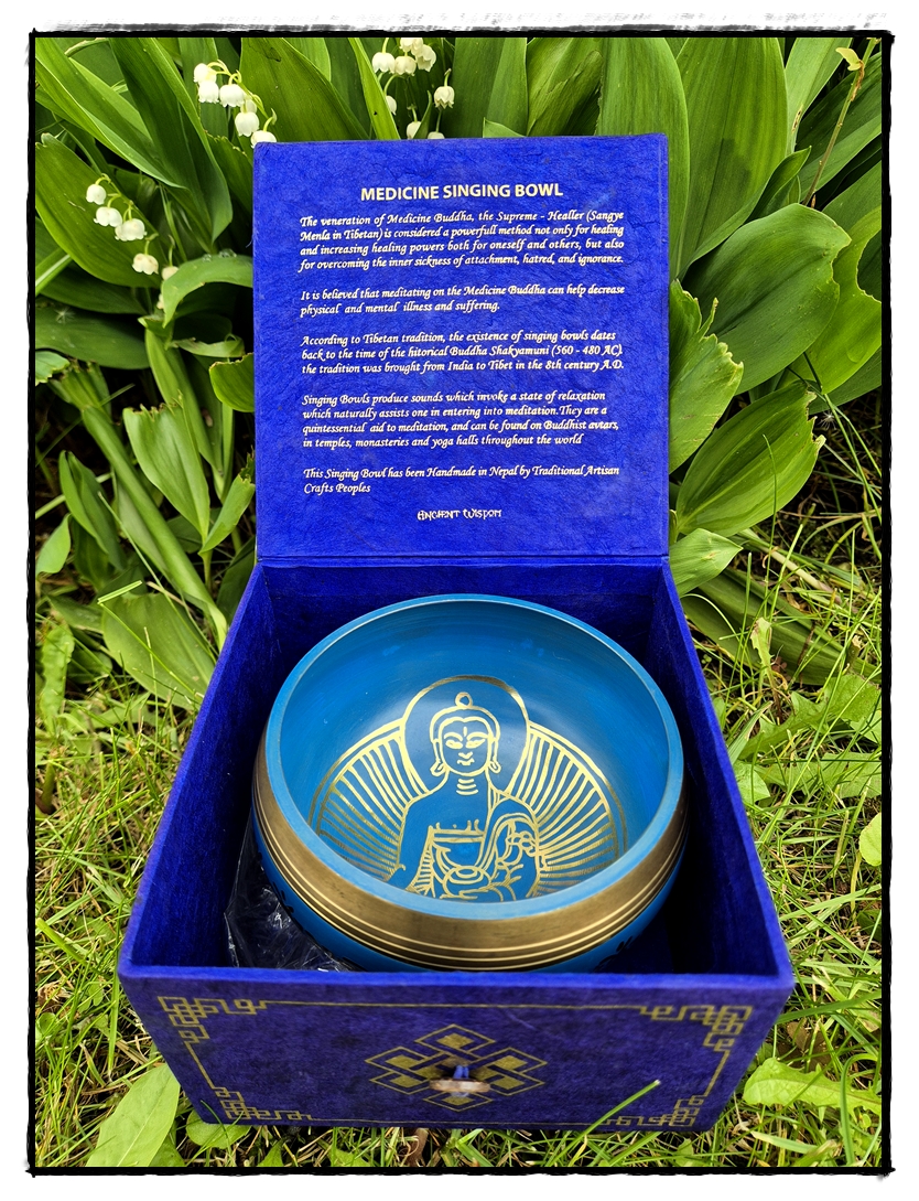 Klangschalen-Geschenkset Medizin Buddha