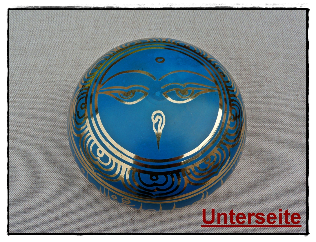 Klangschale Medizin Buddha Unterseite