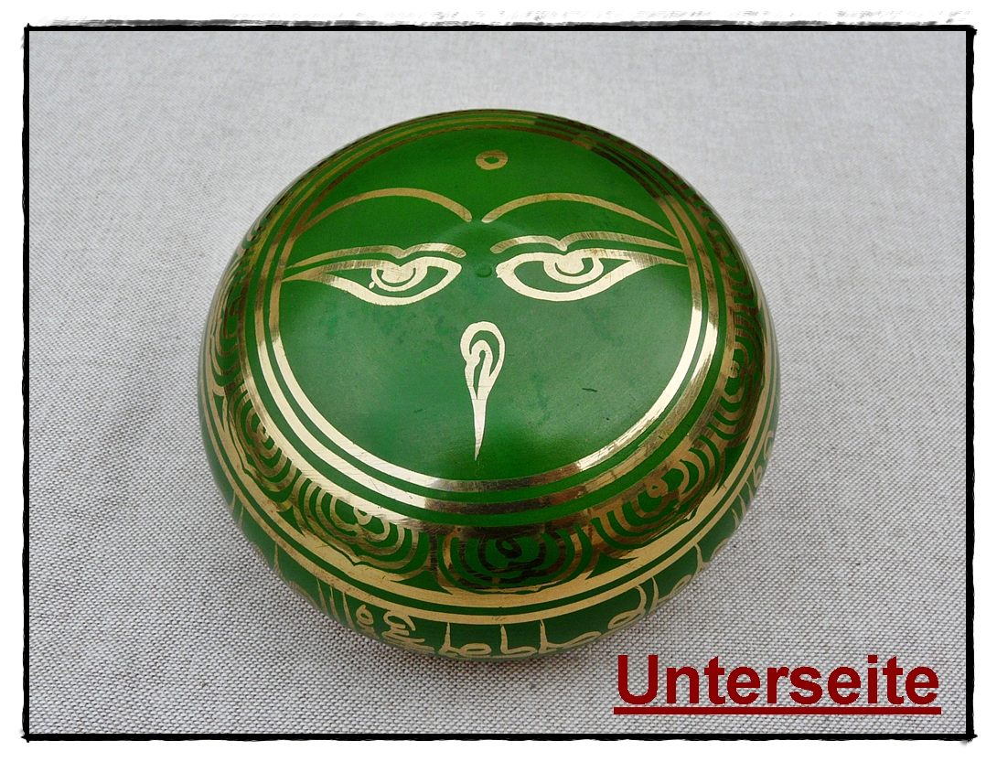 Klangschale Grüne Tara Unterseite